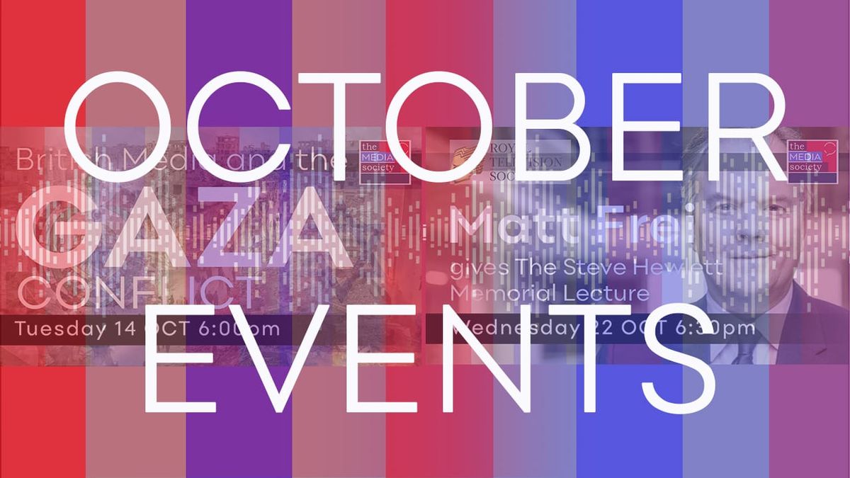 Media Society Events in October