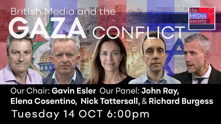 NEXT TUESDAY: British Media and the Gaza Conflict