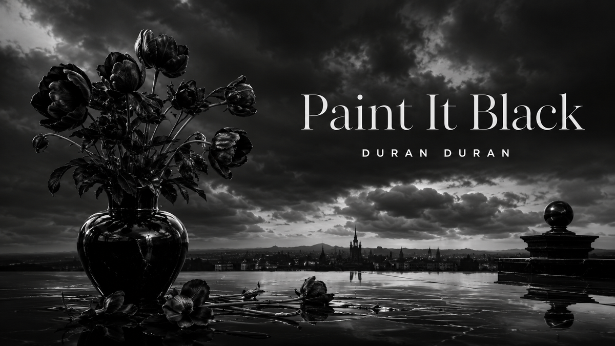 Paint It Black dei Duran Duran: il lutto diventa eleganza oscura