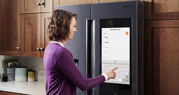 A smart fridge