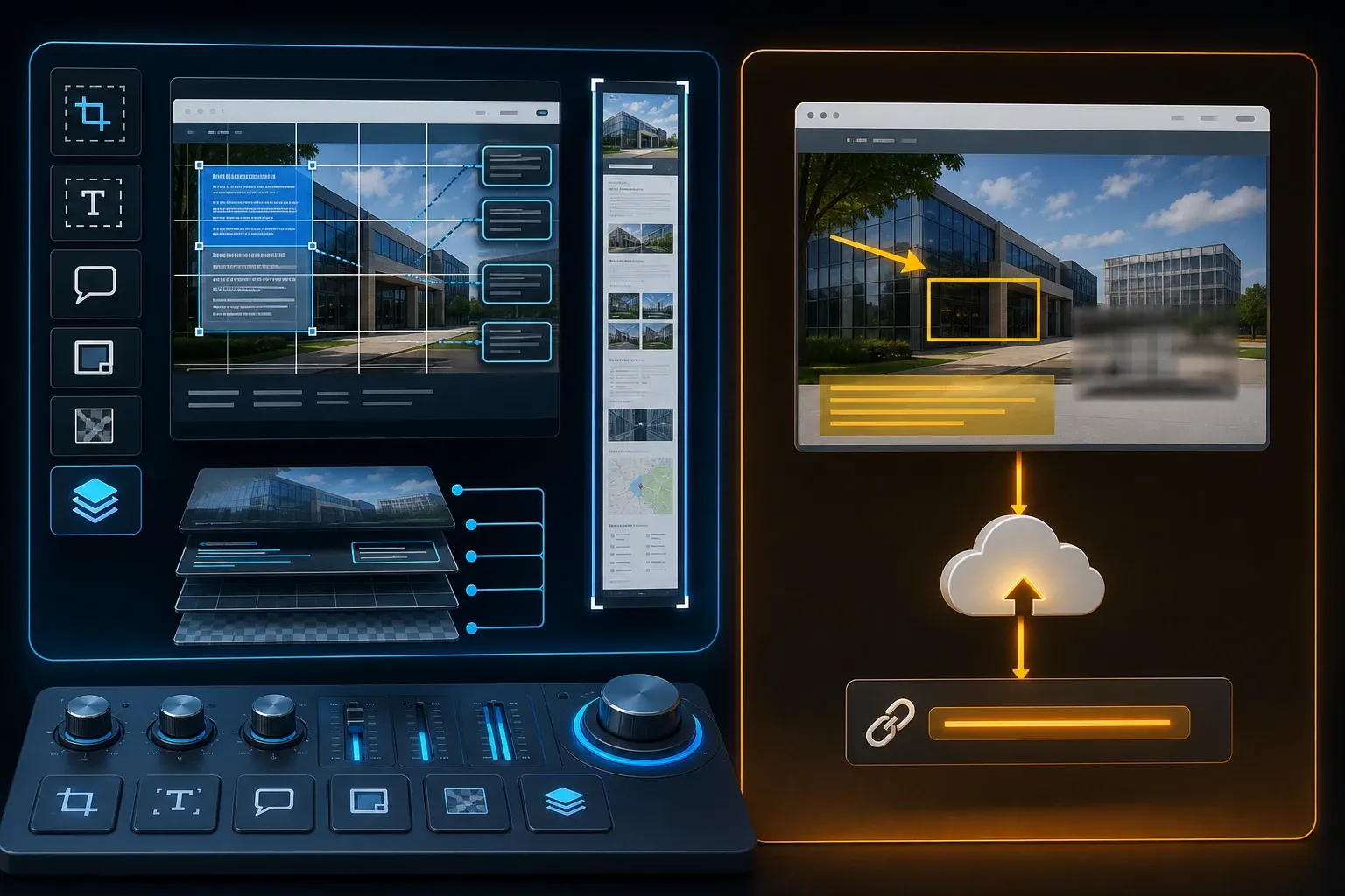 One screenshot branching to Snagit editing and reusable files or Droplr upload and clipboard link