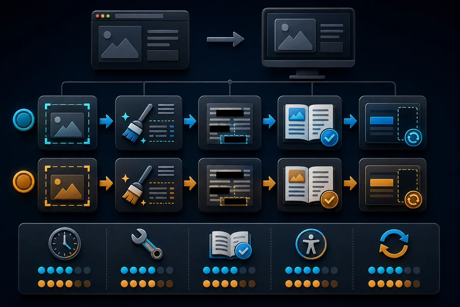 Thirty-five-minute Snagit versus Guidde pilot measuring cleanup, reader success, and update time