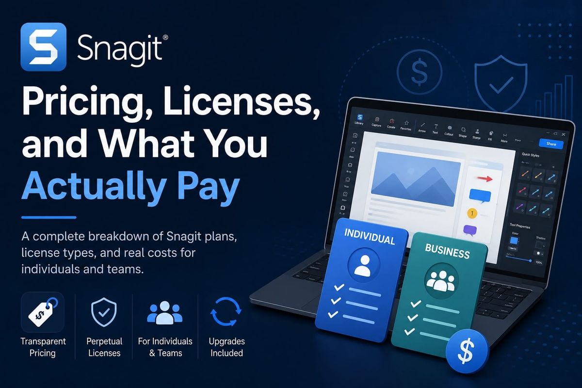 Snagit Pricing, Licenses, and What You Actually Pay