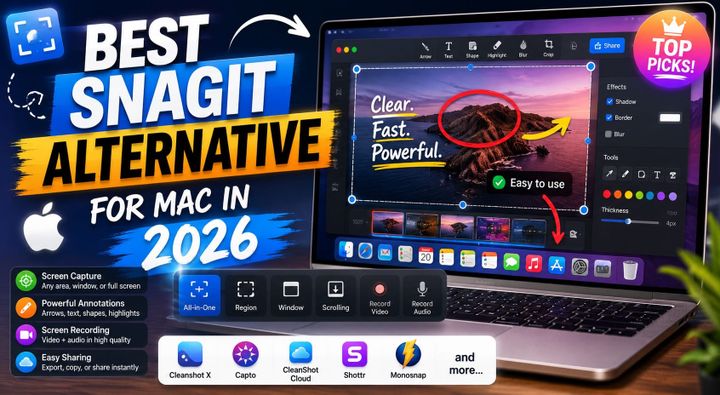 Best Snagit Alternative for Mac in 2026