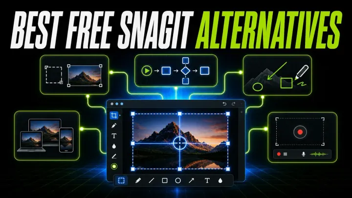 Free Snagit alternatives for capture, annotation, and recording workflows