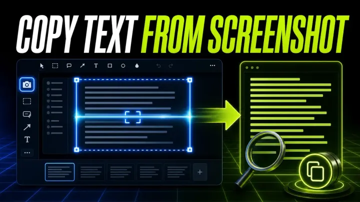 Snagit OCR converting screenshot text into editable copy