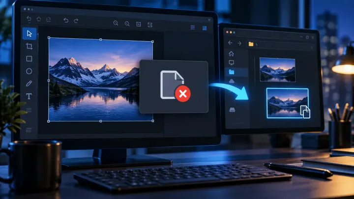 Snagit document save failure with recovery steps for restoring an editable capture