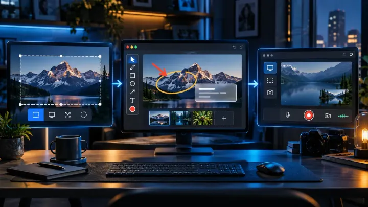 Free Snagit alternatives for screen capture, annotation, recording, and sharing workflows