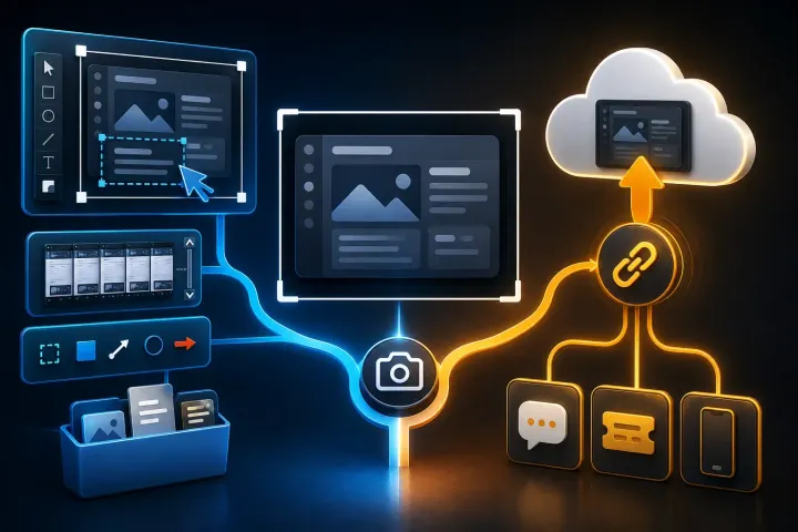Snagit and Droplr compared for visual editing and instant cloud link sharing