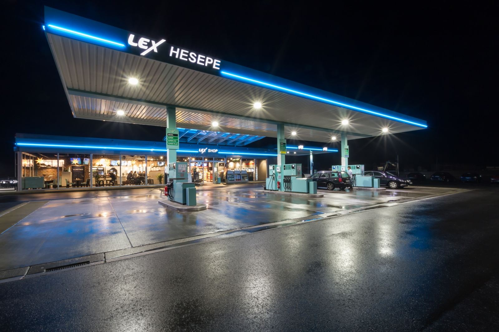 Автозаправочный комплекс компании Thomas Lex GmbH в городе Брамше (Германия)