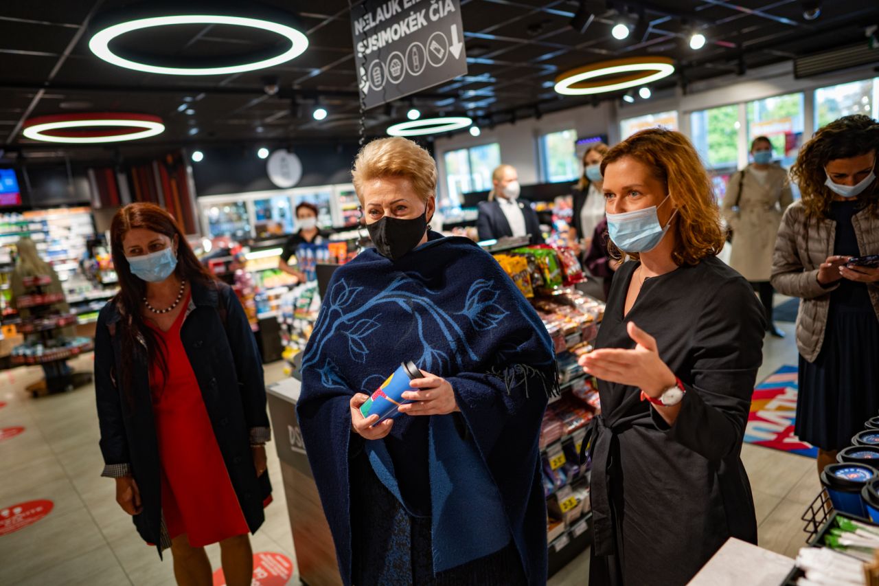 Проект социальной ответственности Circle K Lietuva «Ты даешь – мы даем» получил личное внимание Дали Грибаускайте