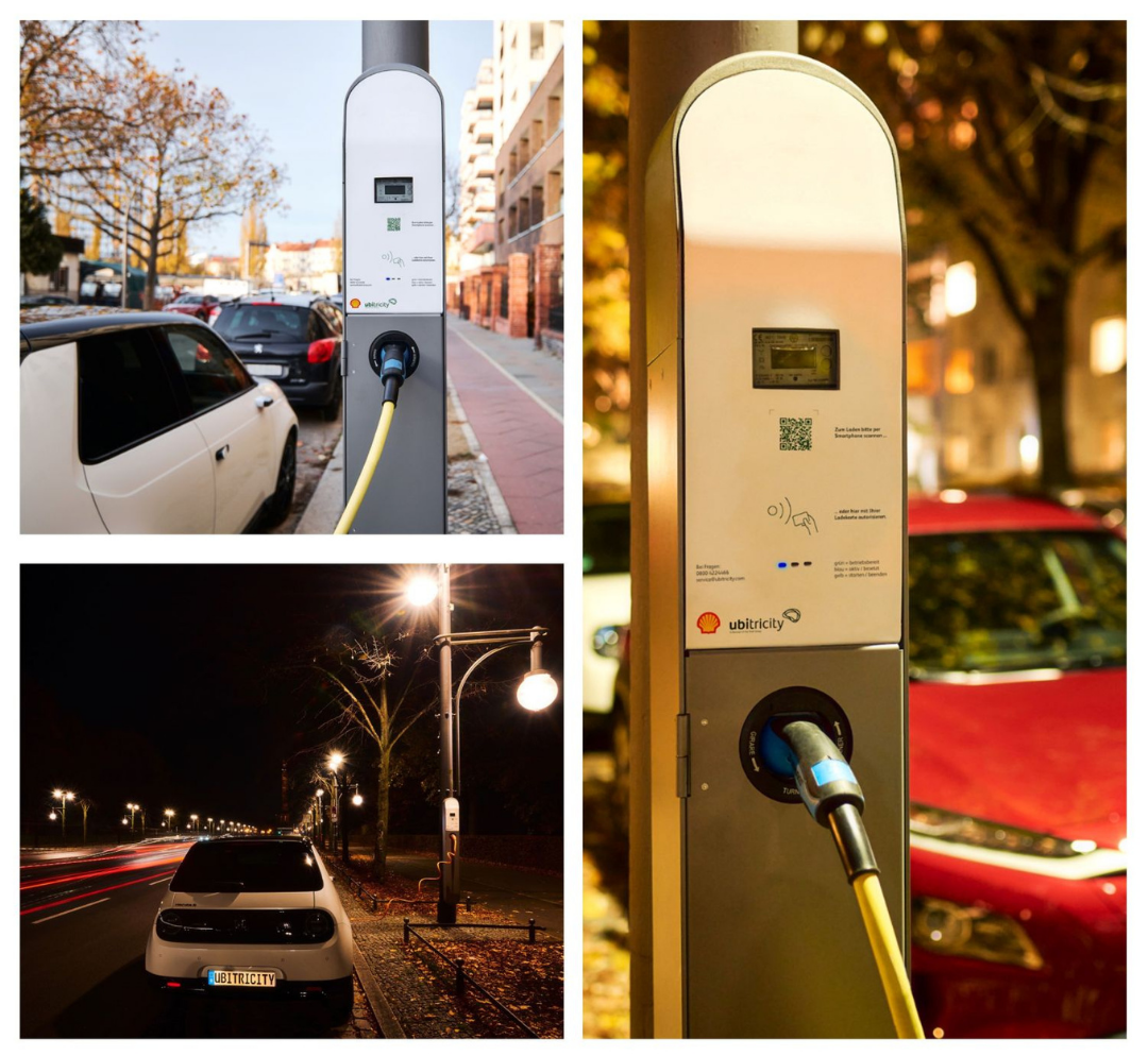 Зарядные устройства для электромобилей в фонарных столбах 