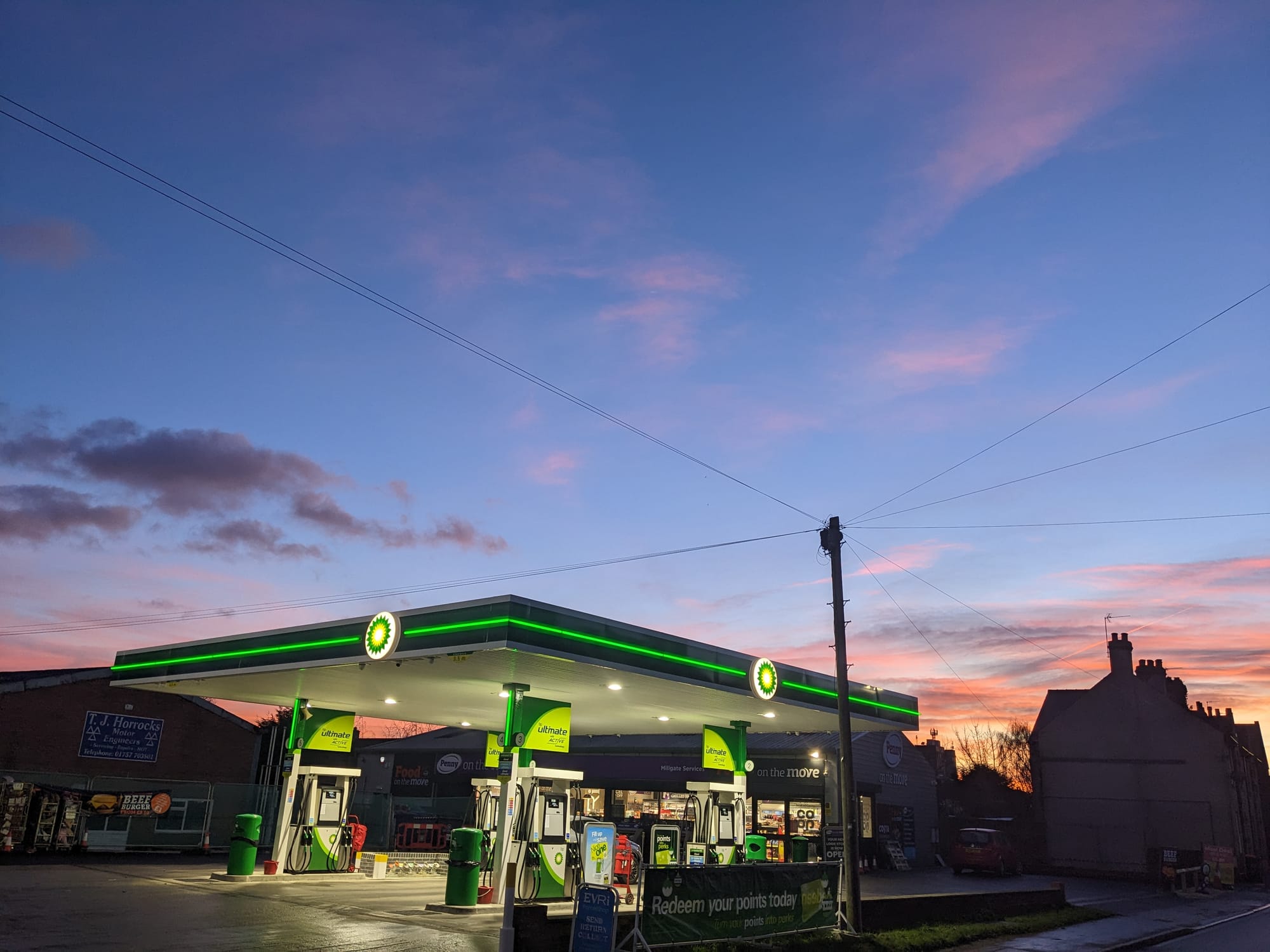АЗС Penny Petroleum в Селби (Великобритания)