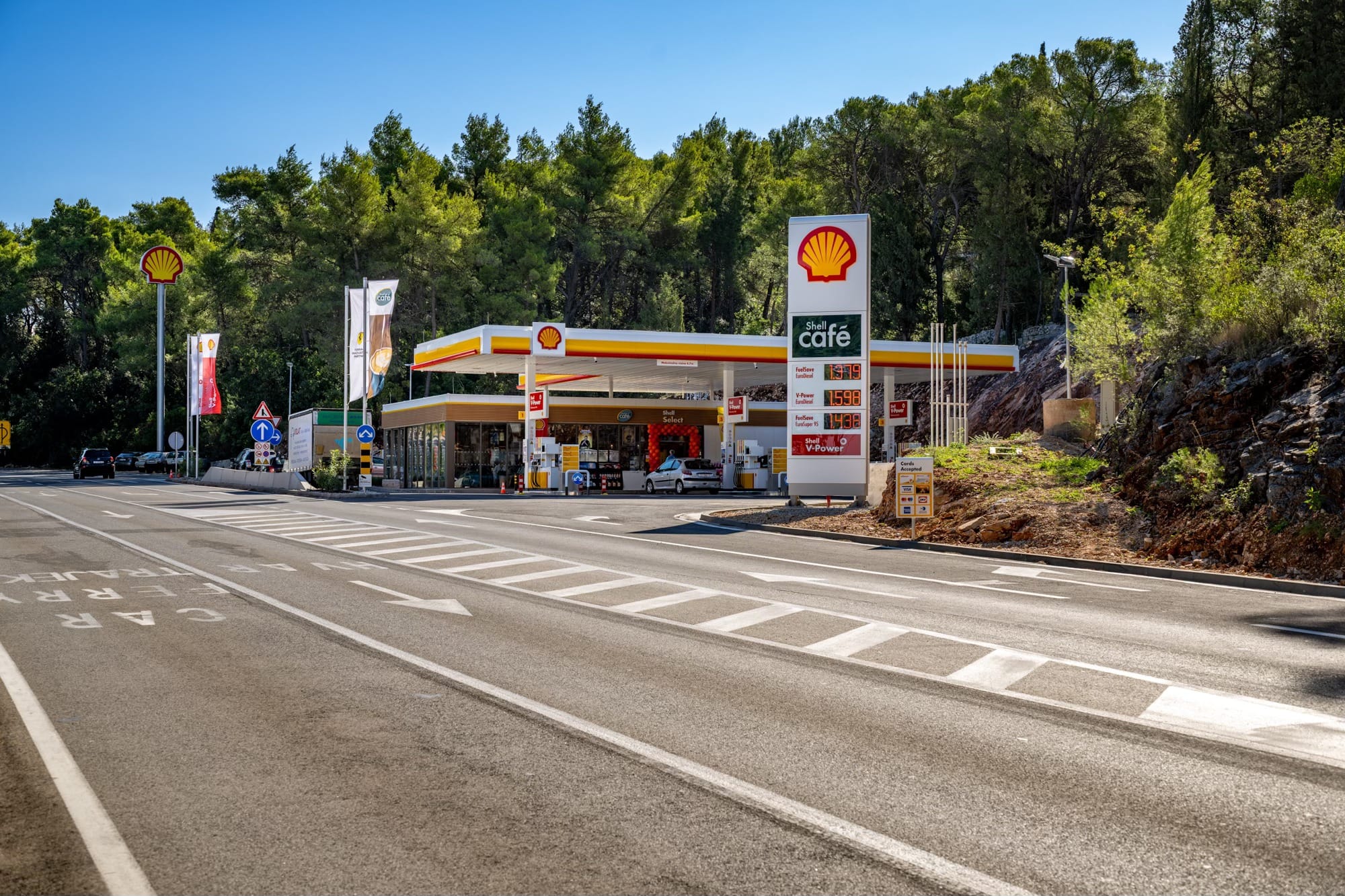 Shell открыла первую АЗС на хорватских островах