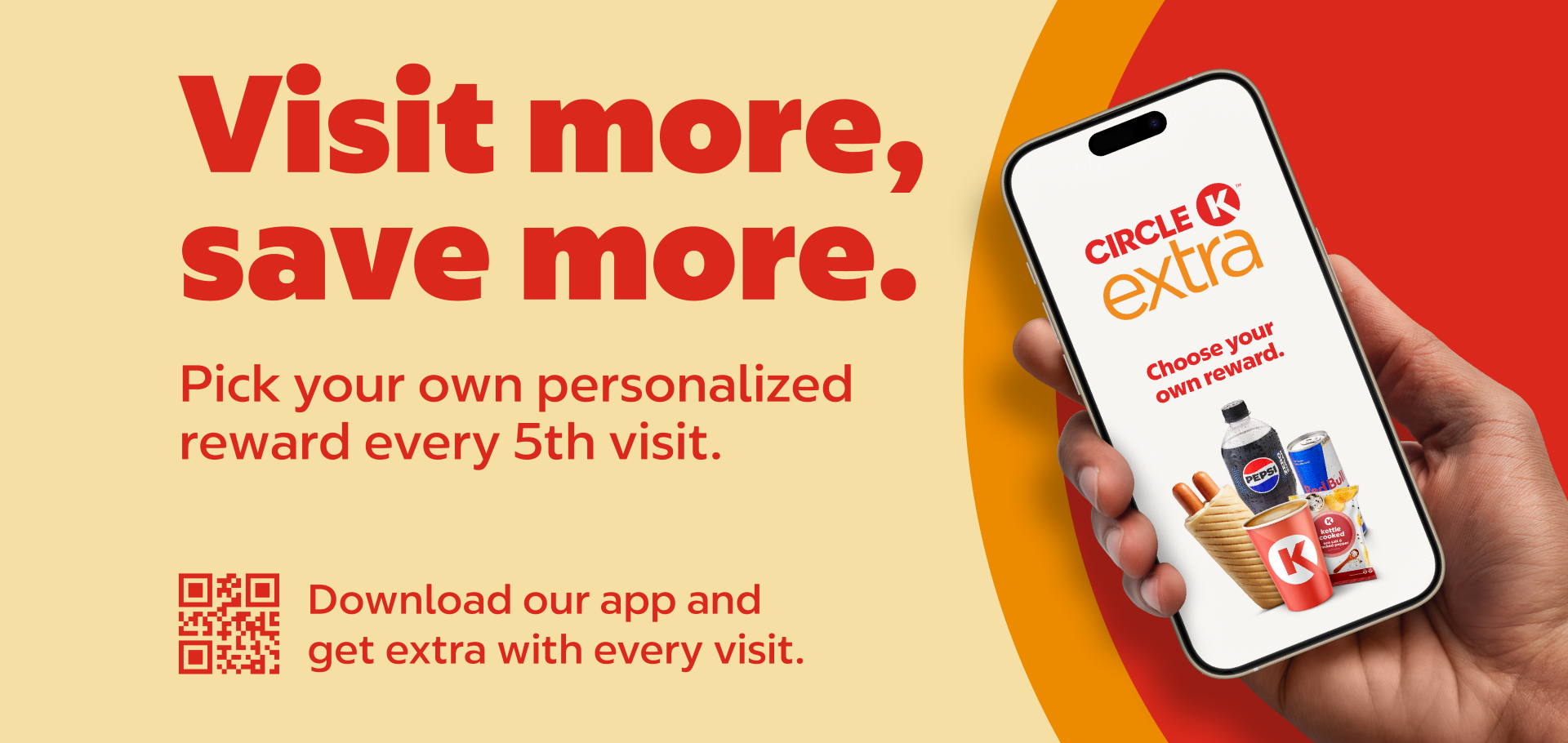 Простота использования — ключевой принцип программы Extra. Каждый визит считается, после пяти визитов клиент получает награду