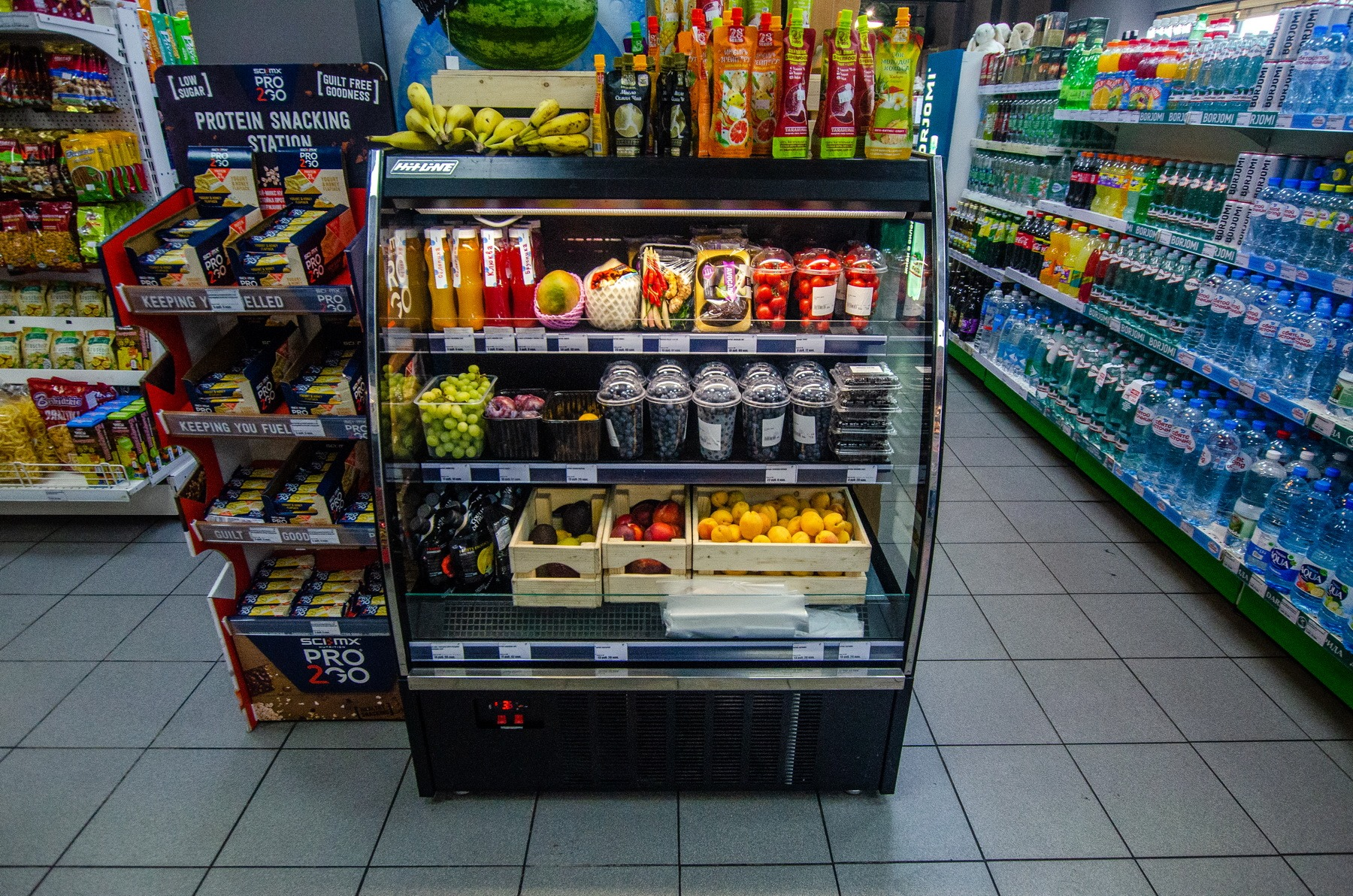 Фруктово-овощной уголок на АЗС Юнайтед Компани заряжает витаминами