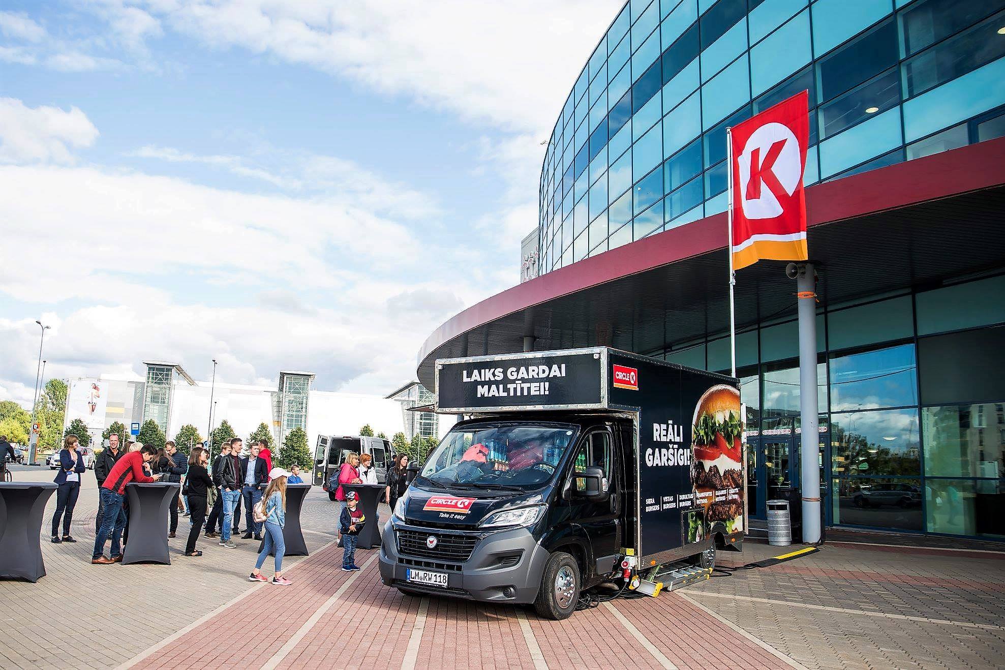 Кухня на колесах от латвийской сети АЗС Circle K