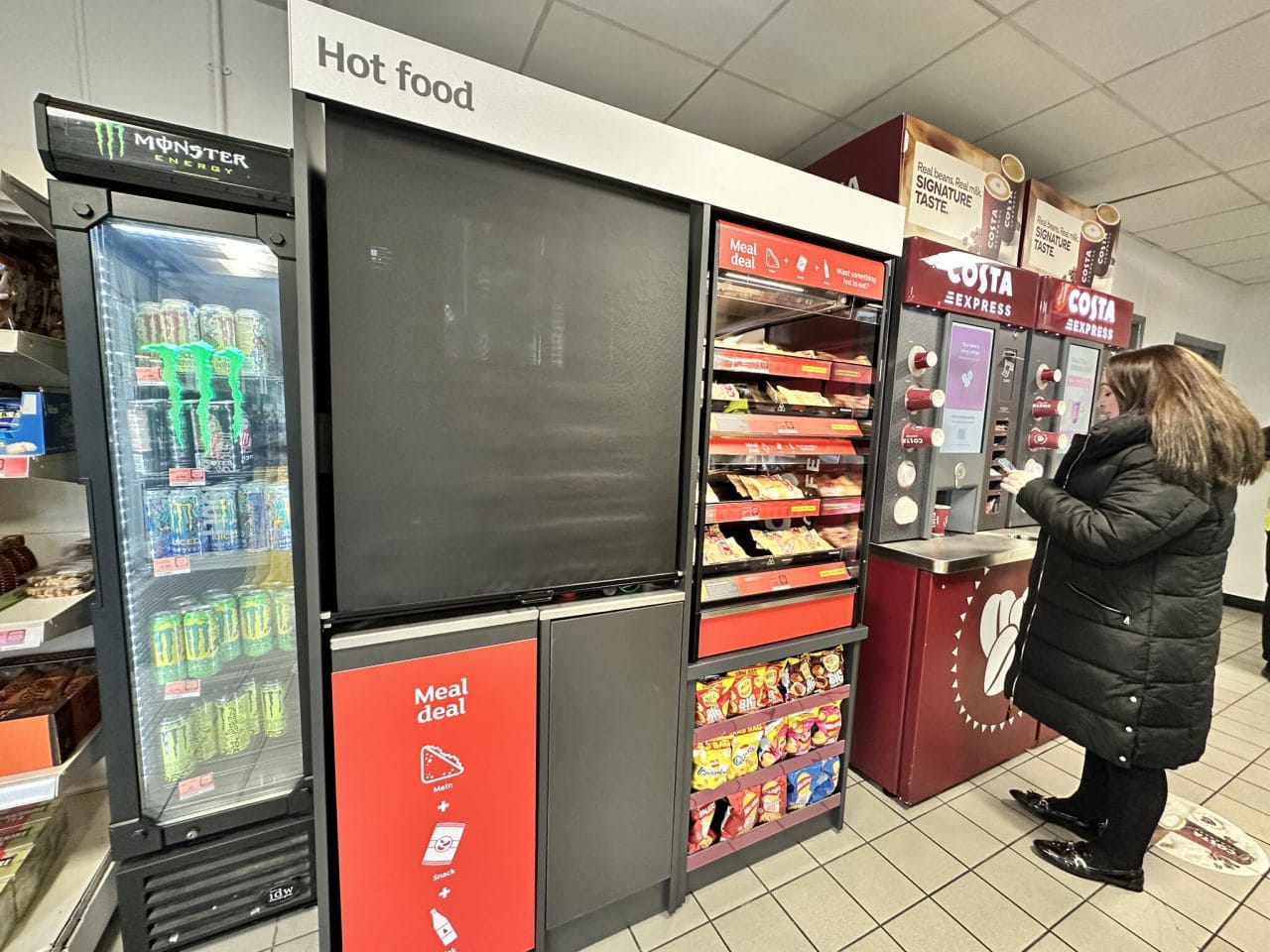 Организация зоны горячей еды на вынос в магазине на АЗС