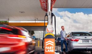 С Fastlane оплата топлива происходит с помощью номерного знака автомобиля