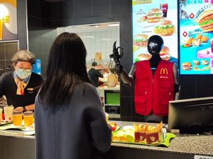 McDonald's тестирует гуманоидных роботов в Китае