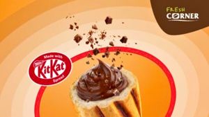 На АЗС MOL в Чехии появился сладкий хот-дог с KitKat