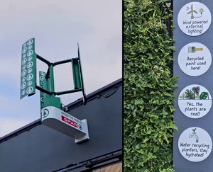 Экологичная вывеска на магазине SPAR