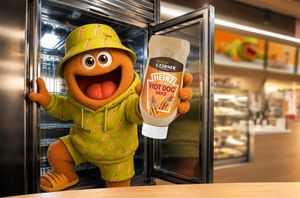 Новый маскот Fresh Buddy и соус для хот-догов на АЗС MOL