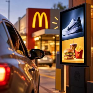 McDonald's запустил рекламу на экранах drive-thru в США