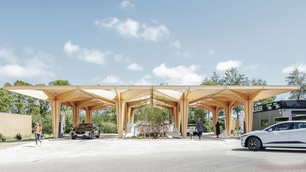 Концептуальный дизайн зарядной станции для электромобилей