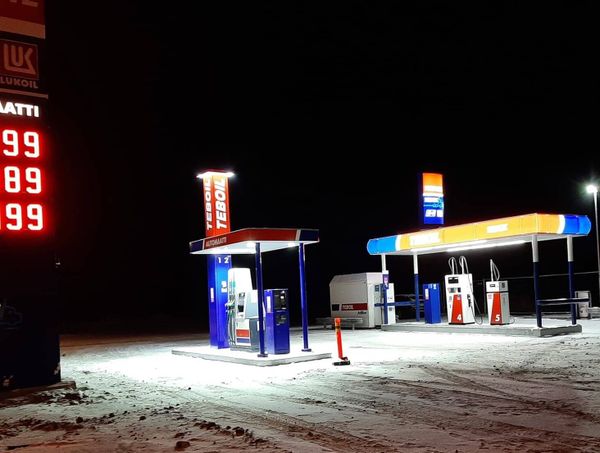 Автоматическая АЗС Teboil в Финляндии