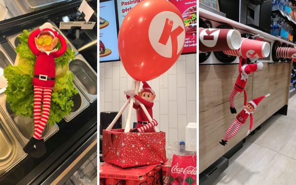 На АЗС Circle K в Литве эльфы создают волшебство