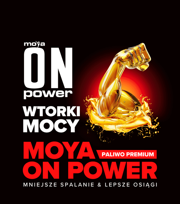 «Мощные вторники» на АЗС MOYA — премиальное топливо ON MOYA Power по цене обычного дизеля