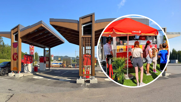 Летний тур Circle K в Норвегии для продвижения быстрых зарядок для электромобилей
