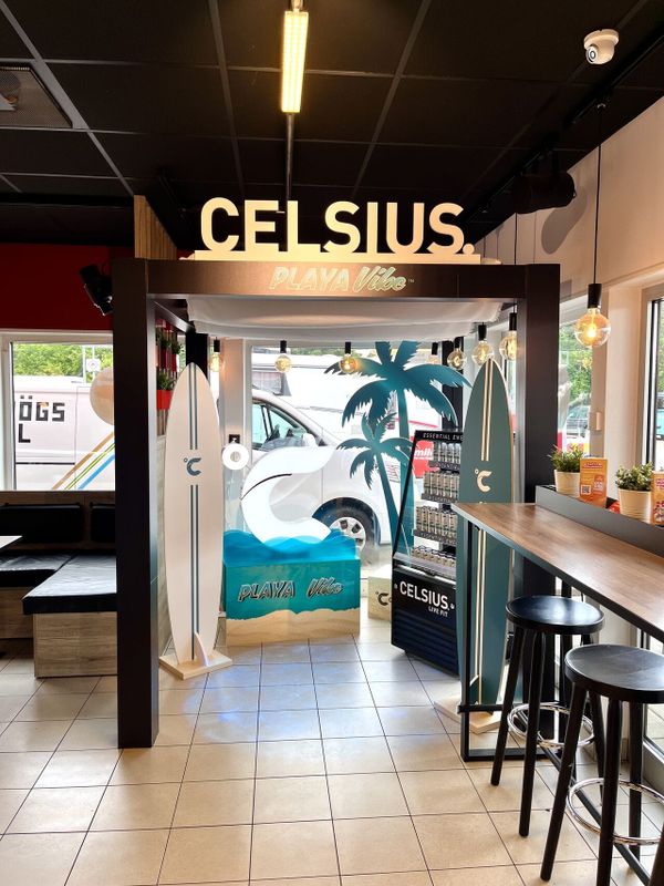 Функциональный напиток привносит пляжный вайб на АЗС Circle K в Швеции