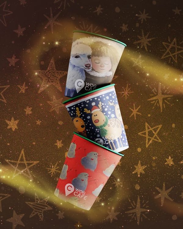 Рождественский чудокофе: детские рисунки украсят зимние стаканчики WOG