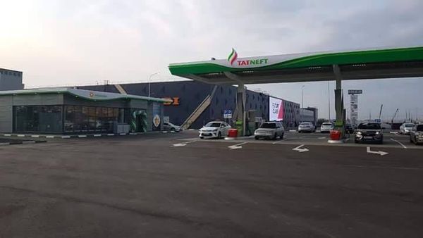 Новая автозаправочная станция «Татнефть»