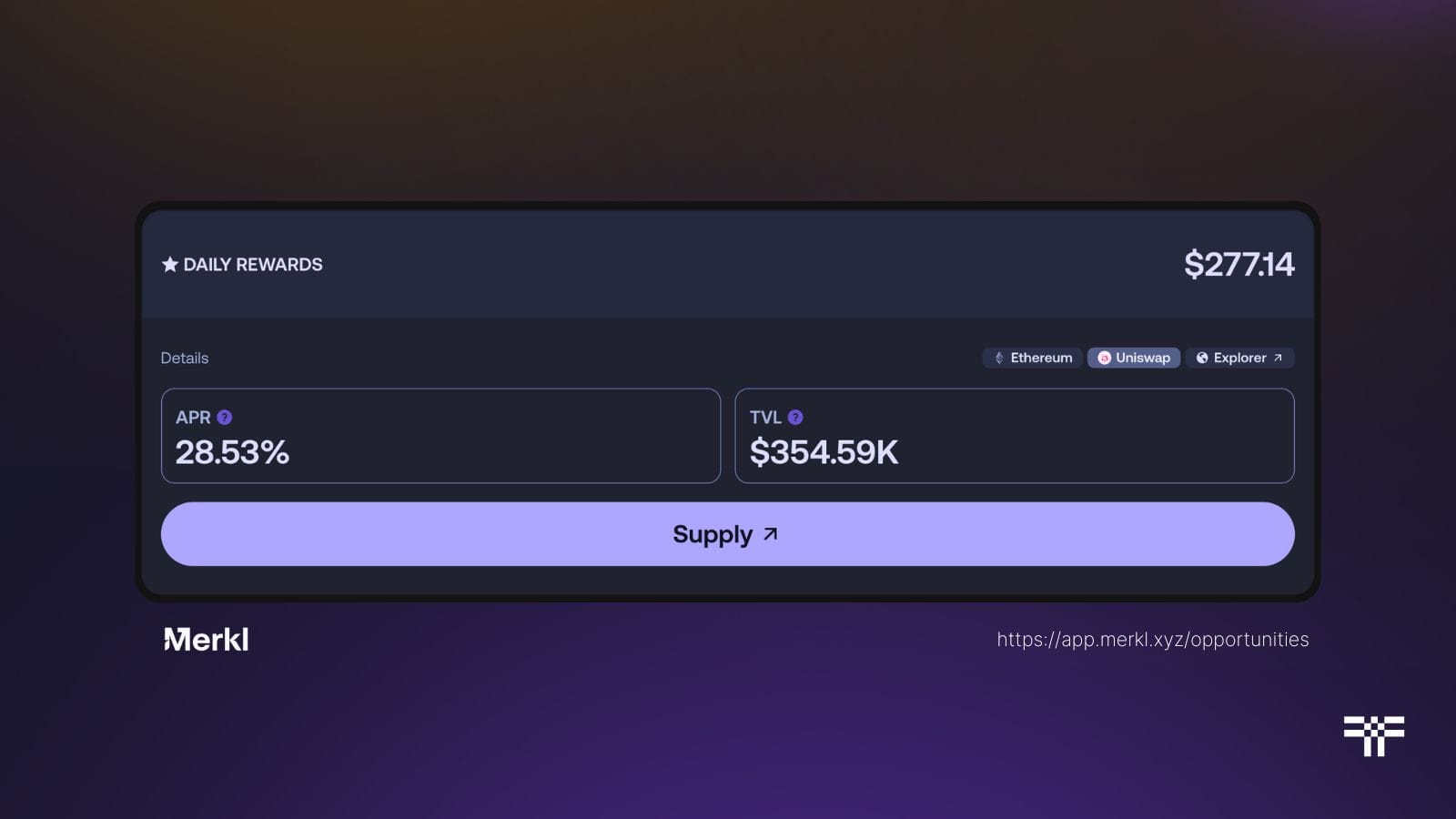 tBTC-MUSD Pool on Merkl is Open | Threshold Network