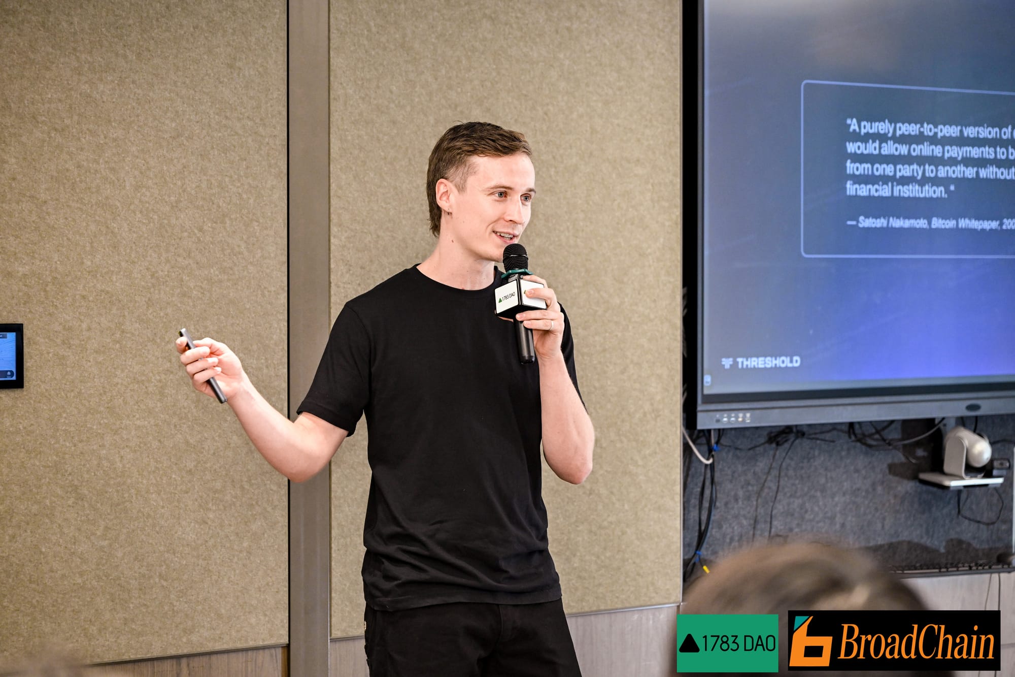 Callan Sarre Talks about tBTC at Bitcoin Asia side event | Threshold network