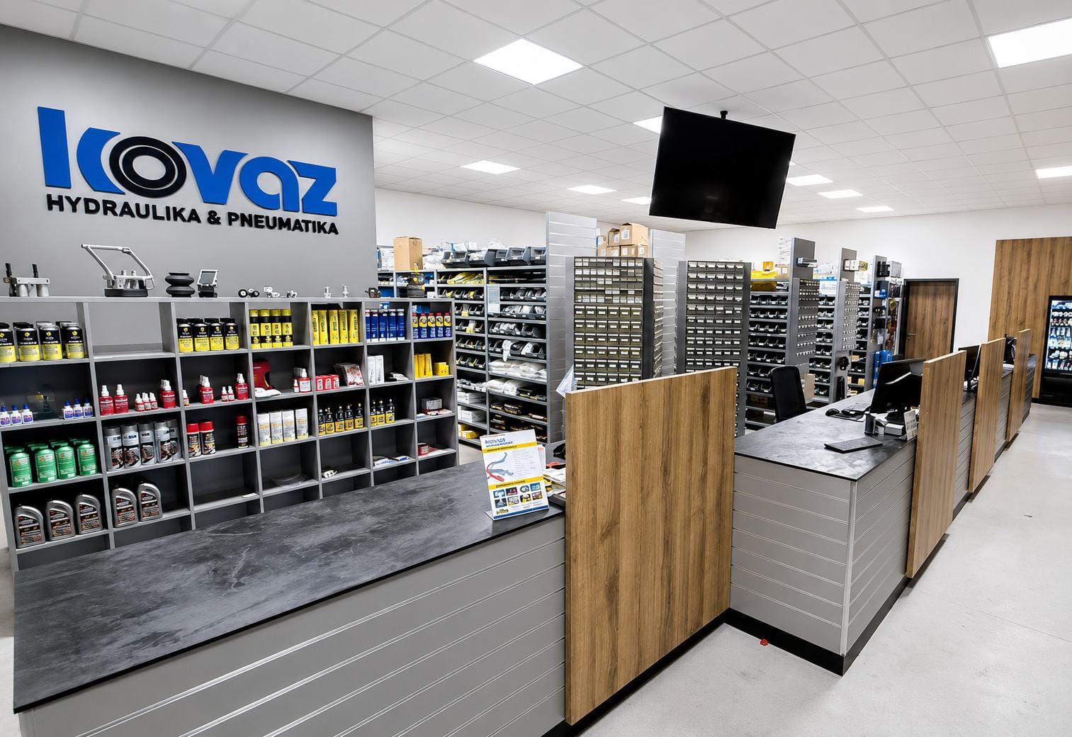 Prodejna Kovaz hydraulika a pneumatika