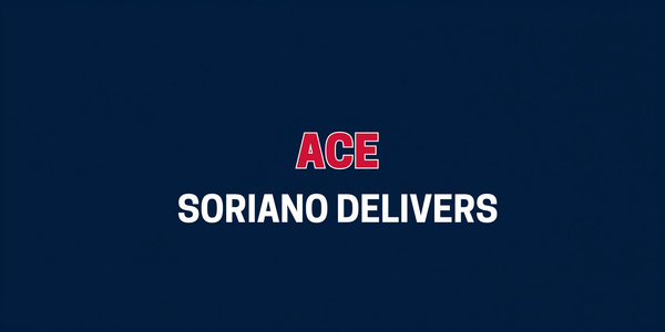 Soriano Shuts Down the Cubs. The Bounce Back Is Real.