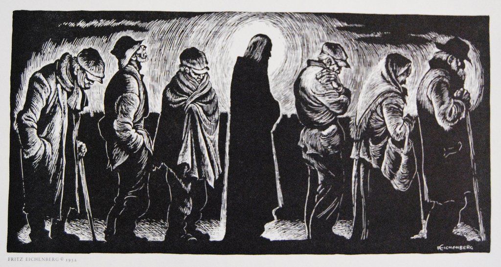 christ of the breadlines by fritz eichenberg