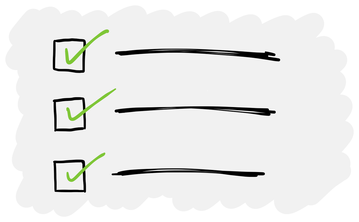 An illustration of a to-do list
