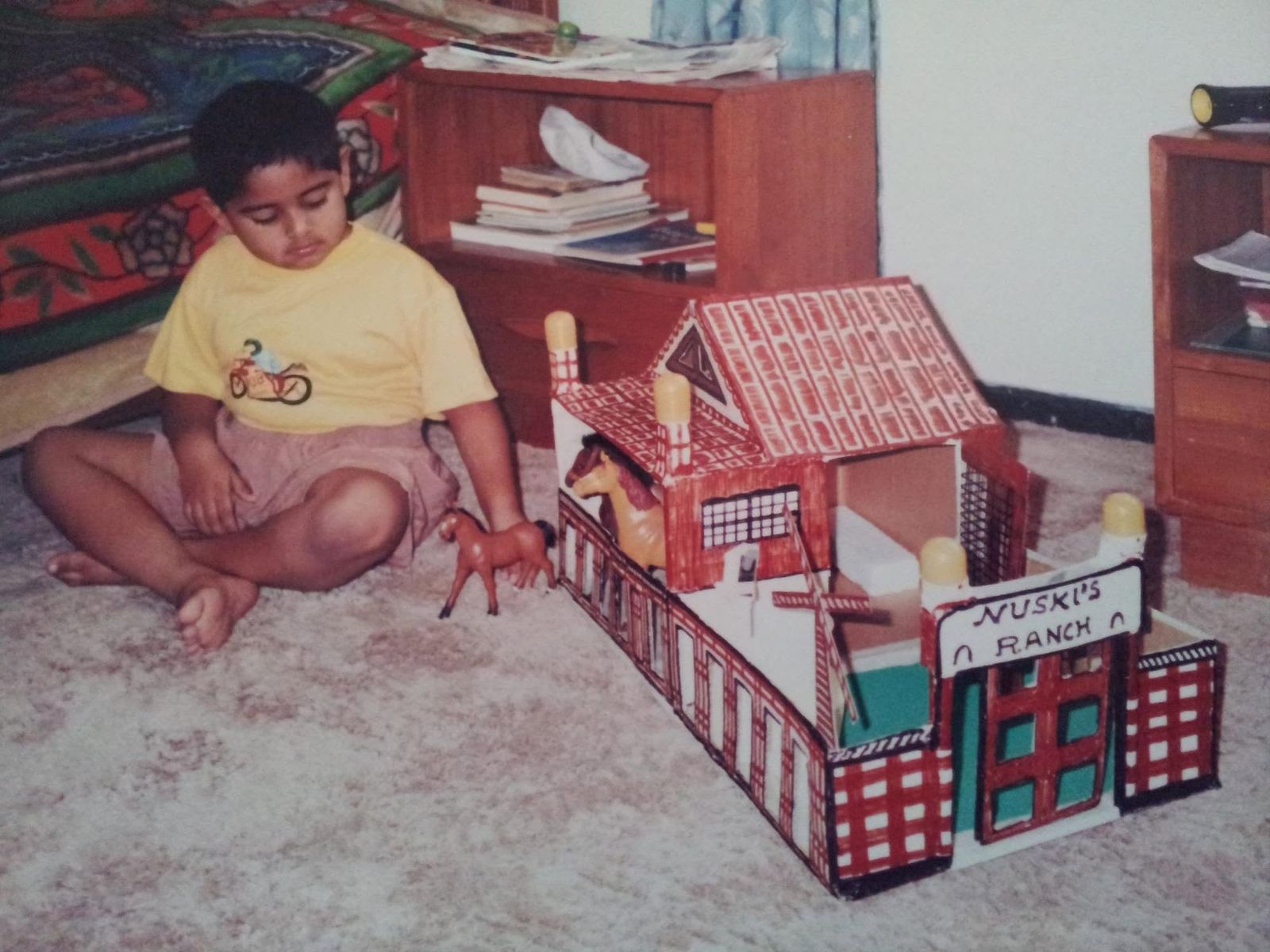 Nuski as a child