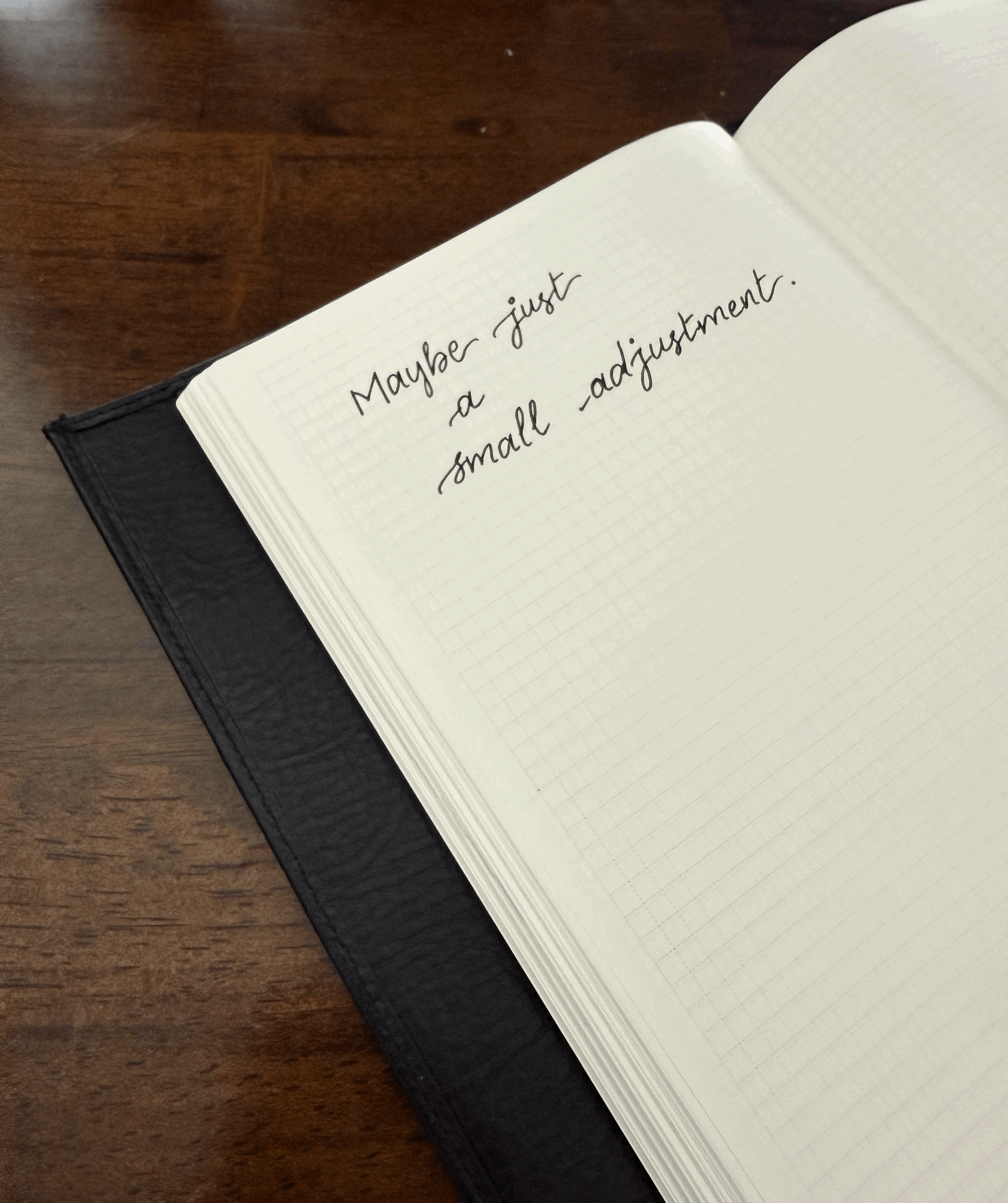 Journaling With One Inky Morning – Week 3: Adjusting Gently