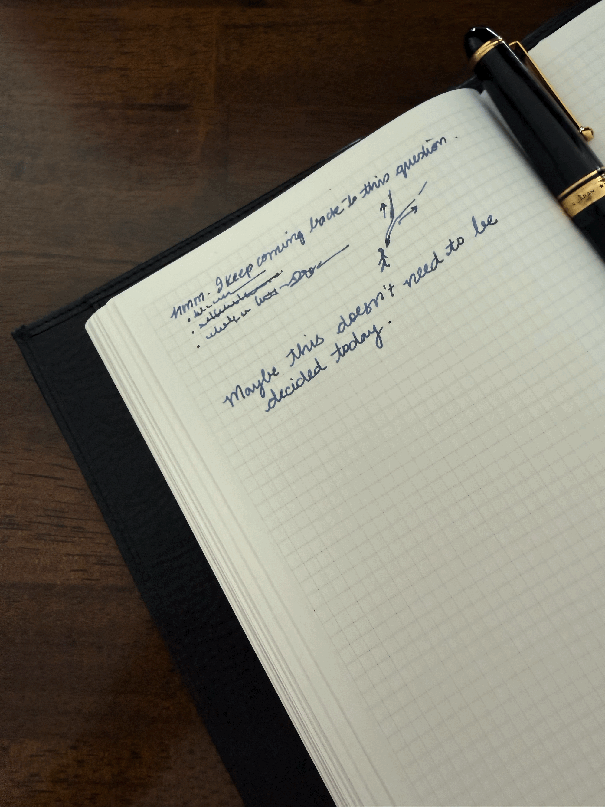 Journaling With One Inky Morning – Week 4: Without Forcing