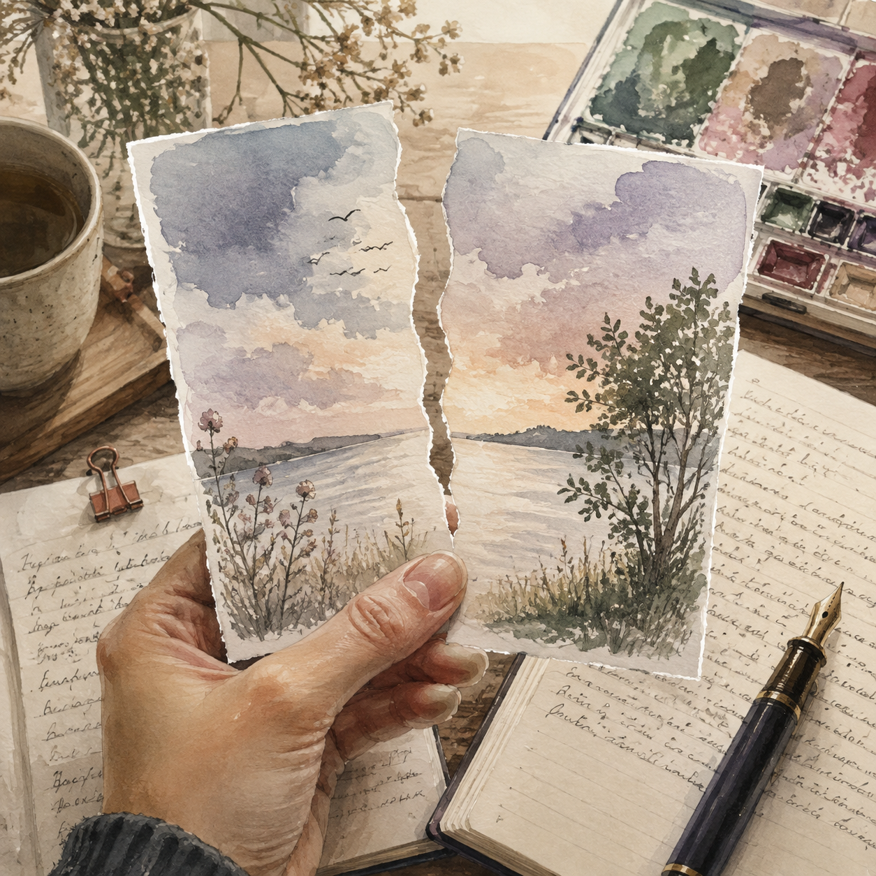 Journaling With One Inky Morning – Week 1: Holding Multiple Truths
