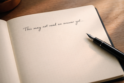 Journaling With One Inky Morning - Week 4: Staying Open