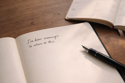 Journaling With One Inky Morning – Week 1: What Needs Care