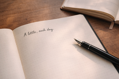 Journaling With One Inky Morning – Week 2: Daily Attention