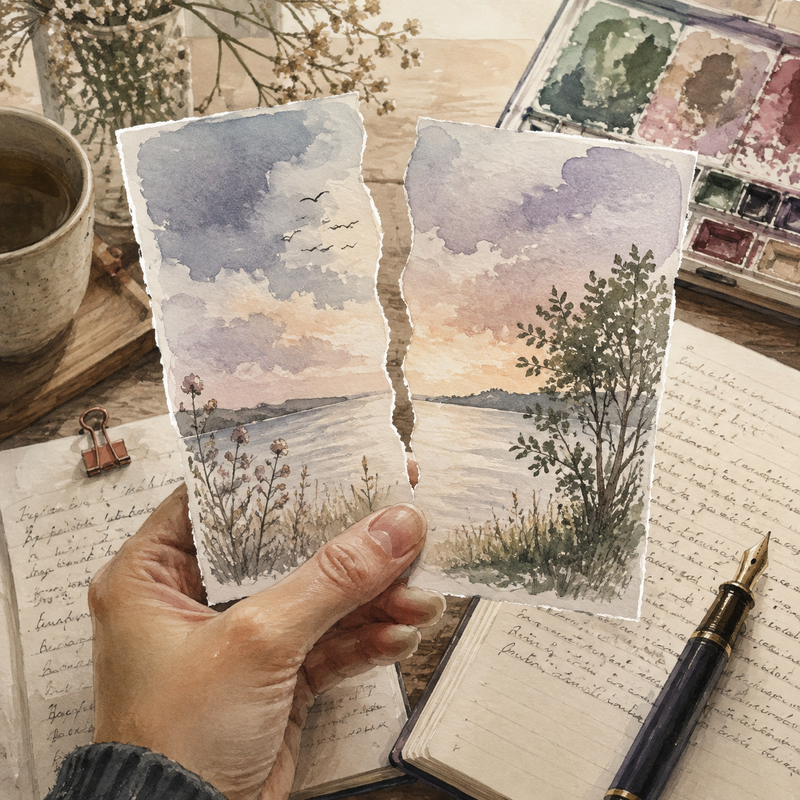 Journaling With One Inky Morning – Week 1: Holding Multiple Truths